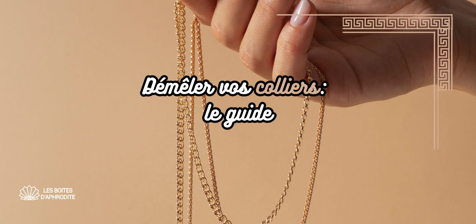 demeler des chaines en or