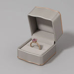 Écrin à Bijoux Cuir Classique (Bague) - Vignette | Les Boîtes d'Aphrodite