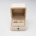 Écrin à Bijoux Métal Blanc (Bague) - Vignette | Les Boîtes d'Aphrodite