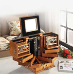 Boîte à Bijoux en Bois Compartiment - Vignette | Les Boîtes d'Aphrodite