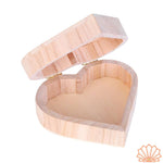 Boîte à Bijoux en Bois Cœur - Vignette | Les Boîtes d'Aphrodite