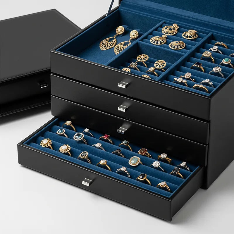coffret bijoux cuir