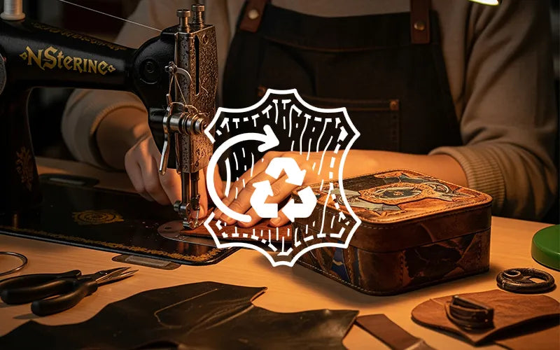 cuir recyclé boite a bijoux