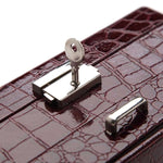 Boîte à Bijoux Cuir Rouge - Vignette | Les Boîtes d'Aphrodite