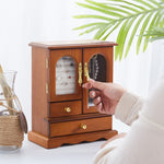 Boîte à Bijoux en Bois Ancienne - Vignette | Les Boîtes d'Aphrodite