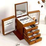 Boîte à Bijoux en Bois Spacieuse - Vignette | Les Boîtes d'Aphrodite