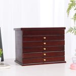 Boîte à Bijoux Bois Compartiments - Vignette | Les Boîtes d'Aphrodite