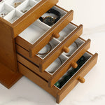 Boîte à Bijoux en Bois Spacieuse - Vignette | Les Boîtes d'Aphrodite