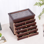 Boîte à Bijoux Bois Compartiments - Vignette | Les Boîtes d'Aphrodite