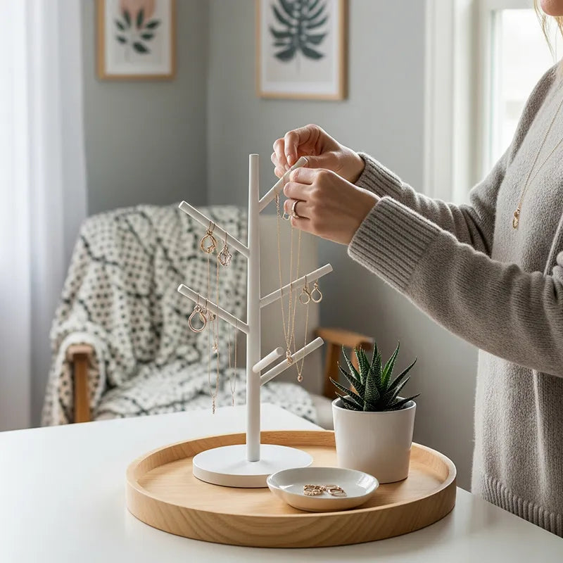 arbre bijou femme bois