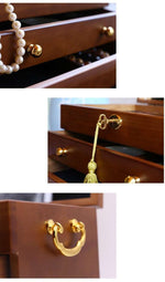 Boîte à Bijoux en Bois Vintage - Vignette | Les Boîtes d'Aphrodite