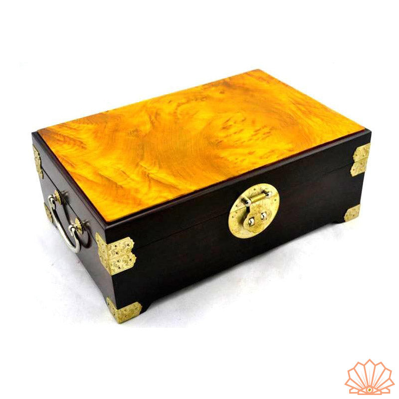 Tubibu XL Walnut Treasure Secret Magic Box Fait à Tunisia