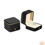 Écrin à Bijoux Noir Blanc (Bague) - Vignette | Les Boîtes d'Aphrodite