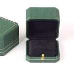 Écrin à Bijoux Vert (Bague) - Vignette | Les Boîtes d'Aphrodite