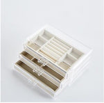 Boîte à Bijoux en Plastique 3 Tiroirs - Vignette | Les Boîtes d'Aphrodite