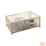 Boîte à Bijoux en Verre Or - Vignette | Les Boîtes d'Aphrodite