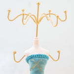 Porte Bijoux Mannequin Bleu - Vignette | Les Boîtes d'Aphrodite