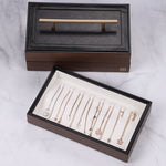 Boîte à Bijoux Cuir Bois - Vignette | Les Boîtes d'Aphrodite