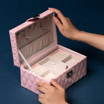 Boîte à Bijoux Capitonnée - Vignette | Les Boîtes d'Aphrodite