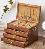 Boîte à Bijoux en Bois avec Tiroirs - Vignette | Les Boîtes d'Aphrodite