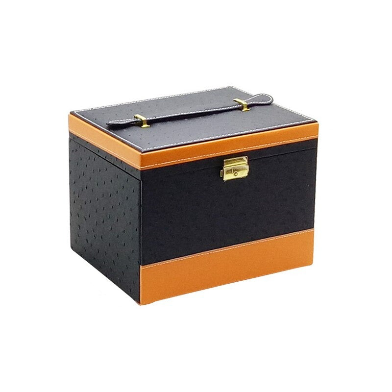 Petite Boîte à Bijoux Vintage Ancienne - Mini Coffret Rétro Multicolore, Fabrication Française