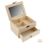 Boîte à Bijoux en Bois à Personnaliser - Vignette | Les Boîtes d'Aphrodite