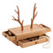 Boîte à Bijoux en Bois Sculpté