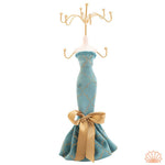 Porte Bijoux Mannequin Bleu - Vignette | Les Boîtes d'Aphrodite