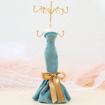 Porte Bijoux Mannequin Bleu - Vignette | Les Boîtes d'Aphrodite