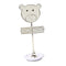 porte bijoux ourson blanc