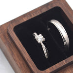 Écrin à Bijoux en Noyer (Bague) - Vignette | Les Boîtes d'Aphrodite