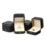 Écrin à Bijoux Noir Blanc (Bague) - Vignette | Les Boîtes d'Aphrodite