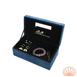 Boîte à Bijoux Velours Bleu - Vignette | Les Boîtes d'Aphrodite