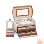 Boîte à Bijoux Voyageurs en Cuir - Vignette | Les Boîtes d'Aphrodite