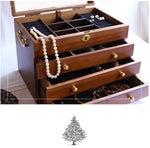 Boîte à Bijoux en Bois Vintage - Vignette | Les Boîtes d'Aphrodite