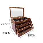 Boîte à Bijoux en Bois Vintage - Vignette | Les Boîtes d'Aphrodite