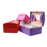 Boîte à Bijoux Rouge en Cuir - Vignette | Les Boîtes d'Aphrodite