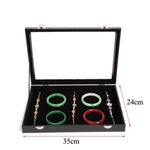 Boîte Bijoux en Cuir Mallette Noire - Vignette | Les Boîtes d'Aphrodite