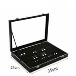 Boîte Bijoux en Cuir Mallette Noire - Vignette | Les Boîtes d'Aphrodite