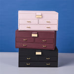 Boîte à Bijoux Cuir Satiné - Vignette | Les Boîtes d'Aphrodite