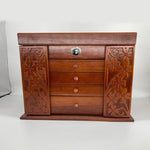 Coffret à Bijoux en Bois Sculpté - Vignette | Les Boîtes d'Aphrodite