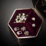 Boîte à Bijoux Verre Compartiments - Vignette | Les Boîtes d'Aphrodite