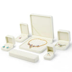 Écrin à Bijoux Velours Blanc (Bague) - Vignette | Les Boîtes d'Aphrodite