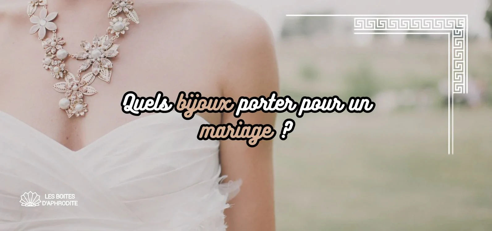 bijoux pour mariage