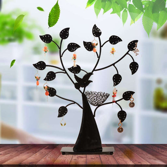 Arbre à Bijoux Boucles d'Oreilles noir