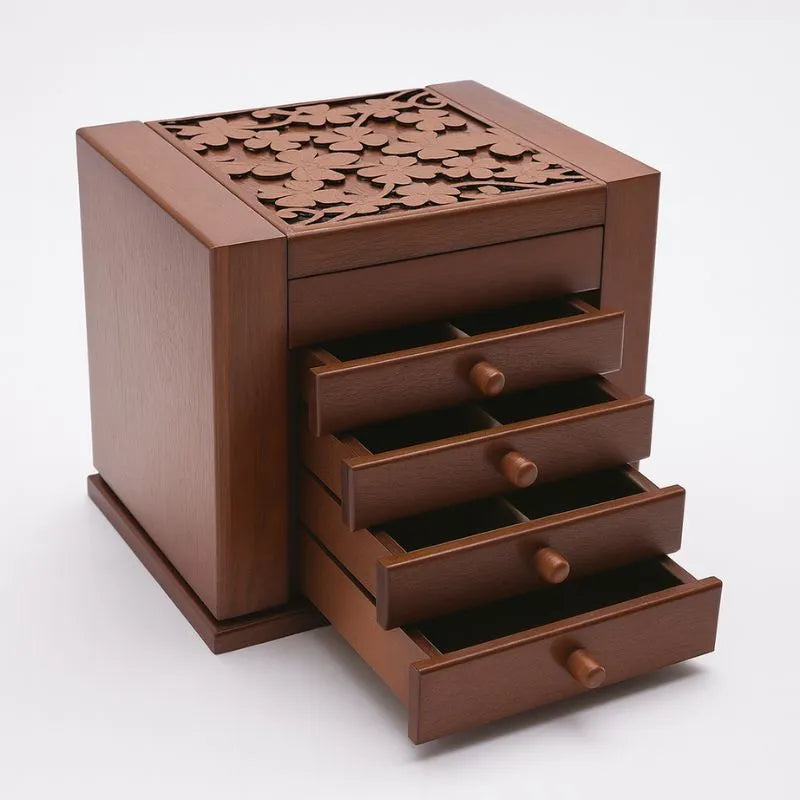 Boite à Bijou Femme en Bois