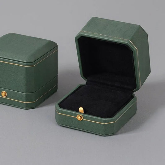 Écrin à Bijoux Vert (Bague)