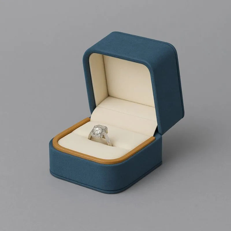 Écrin à Bague Asymétrique