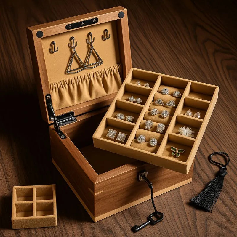 Coffret à Bijou en Noyer