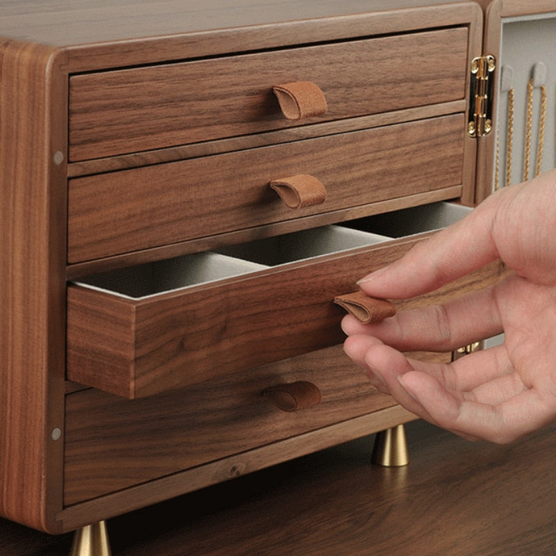 Boîte à Bijou en Bois Massif